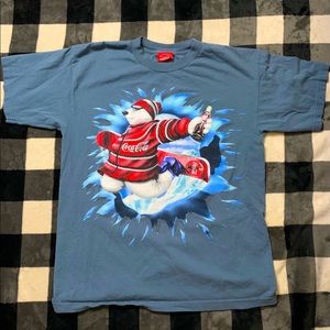 Vintage 90s Coca Cola shirt Size Largs